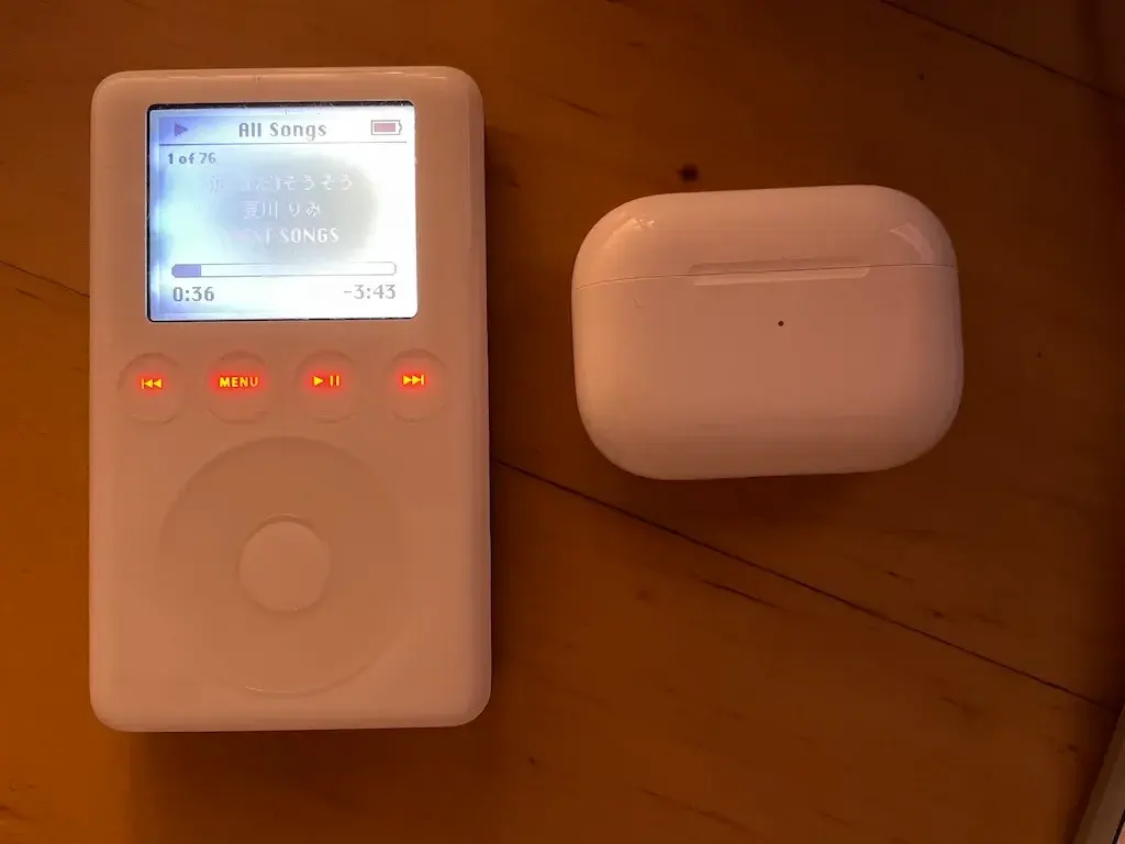 iPod Classic 3rd Gen with Airpod Pro